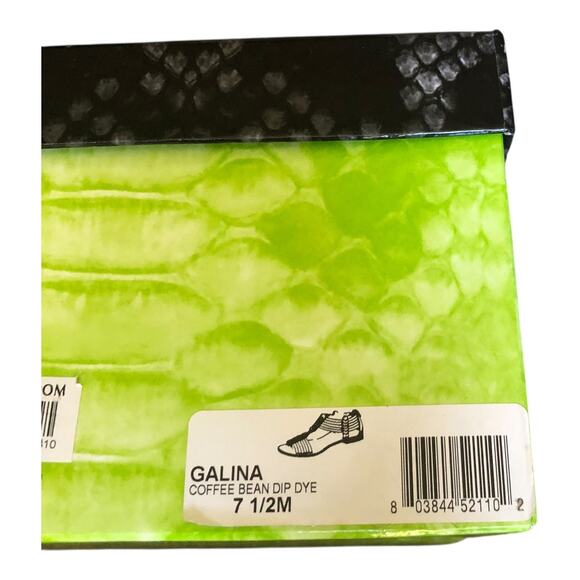 Sam Edelman Galina Coffee Bean Zip Back Leather Gladiator Sandals Womens Sz 7.5M - Picture 12 of 12